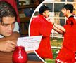 Tânărul Cristi Chivu, alături de tatăl său, Mircea / Fotomontaj Diana Vasilescu (GSP) / Sursă foto: Arhivă Gazeta Sporturilor