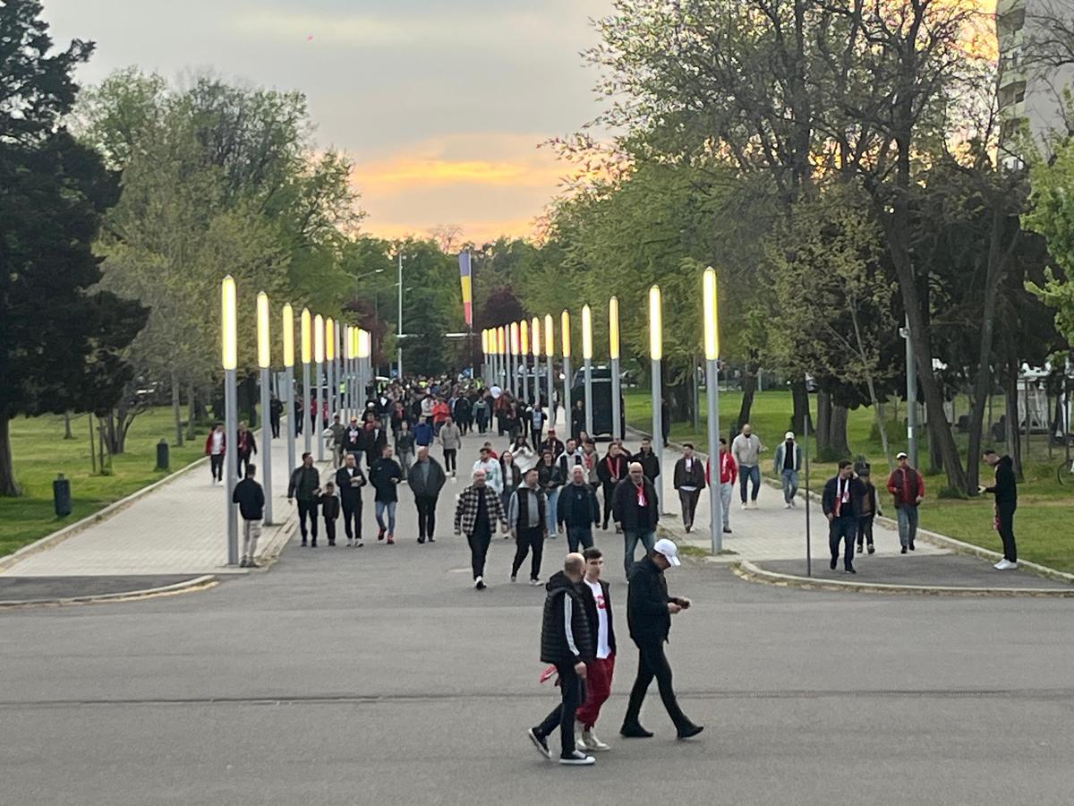 Dinamo - Universitatea Craiova, imagini surprinse înainte de meci