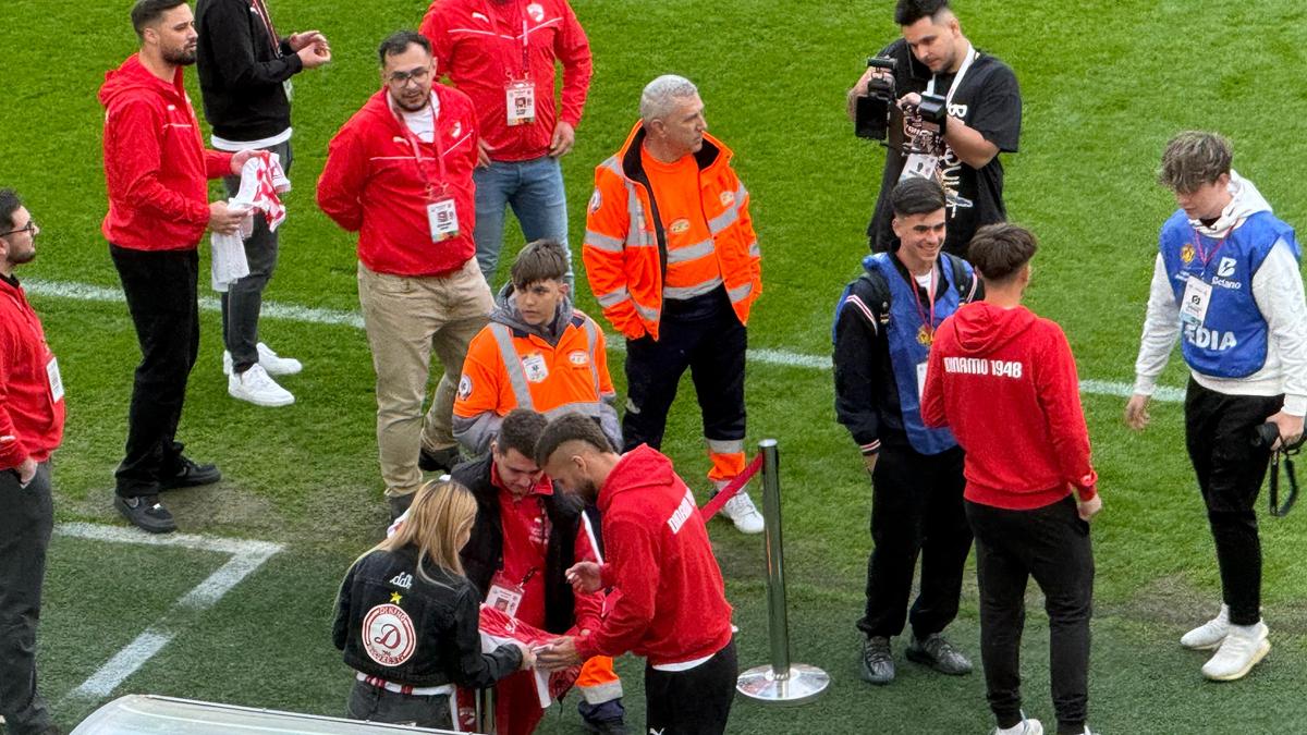 Dinamo - Universitatea Craiova, imagini surprinse înainte de meci
