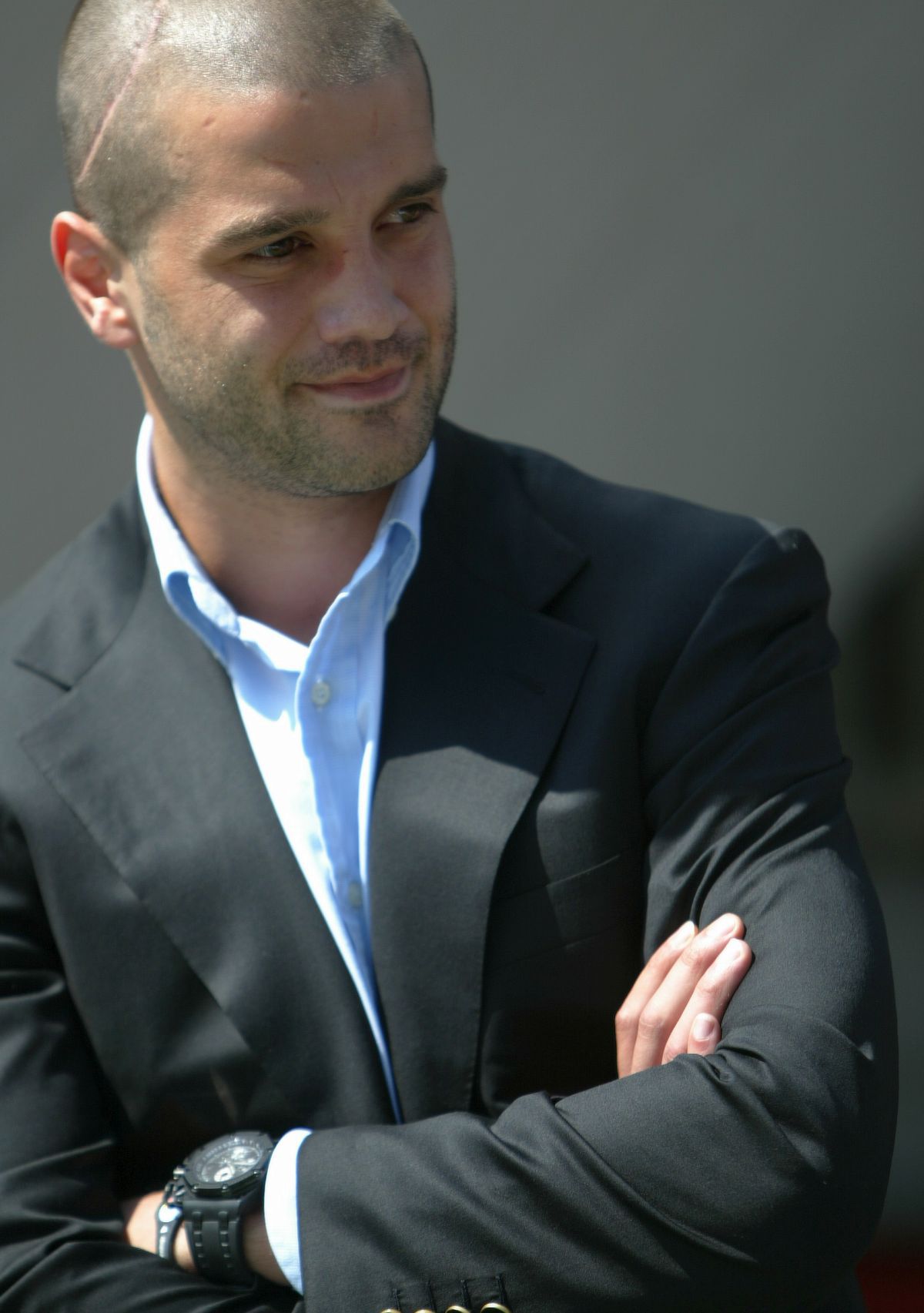 Cristi Chivu, inimă de reșițean » Imagini din 2010, de la dezvelirea bustului lui Mircea Chivu, regretatul său tată