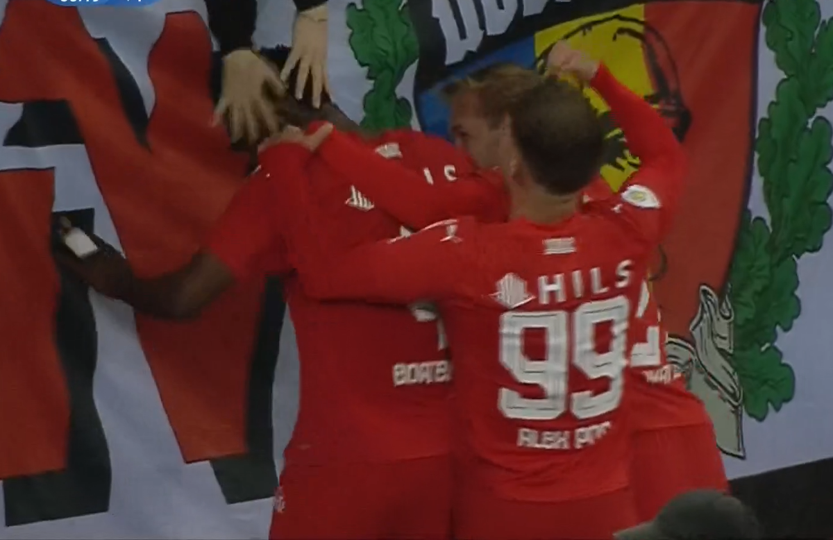 Kennedy Boateng a marcat în semifinala Cupei României și a sprintat tot terenul să se bucure cu fanii