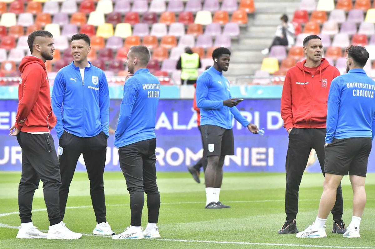 Dinamo - Universitatea Craiova, imagini surprinse înainte de meci