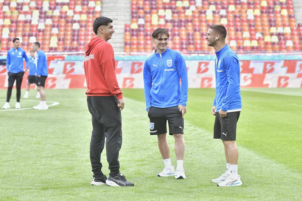 Dinamo - Universitatea Craiova, imagini surprinse înainte de meci
