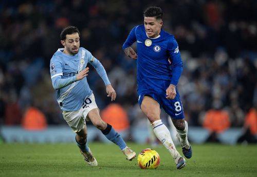 Bernardo Silva (stânga) și Enzo Fernandez (dreapta) / Foto: Imago Images
