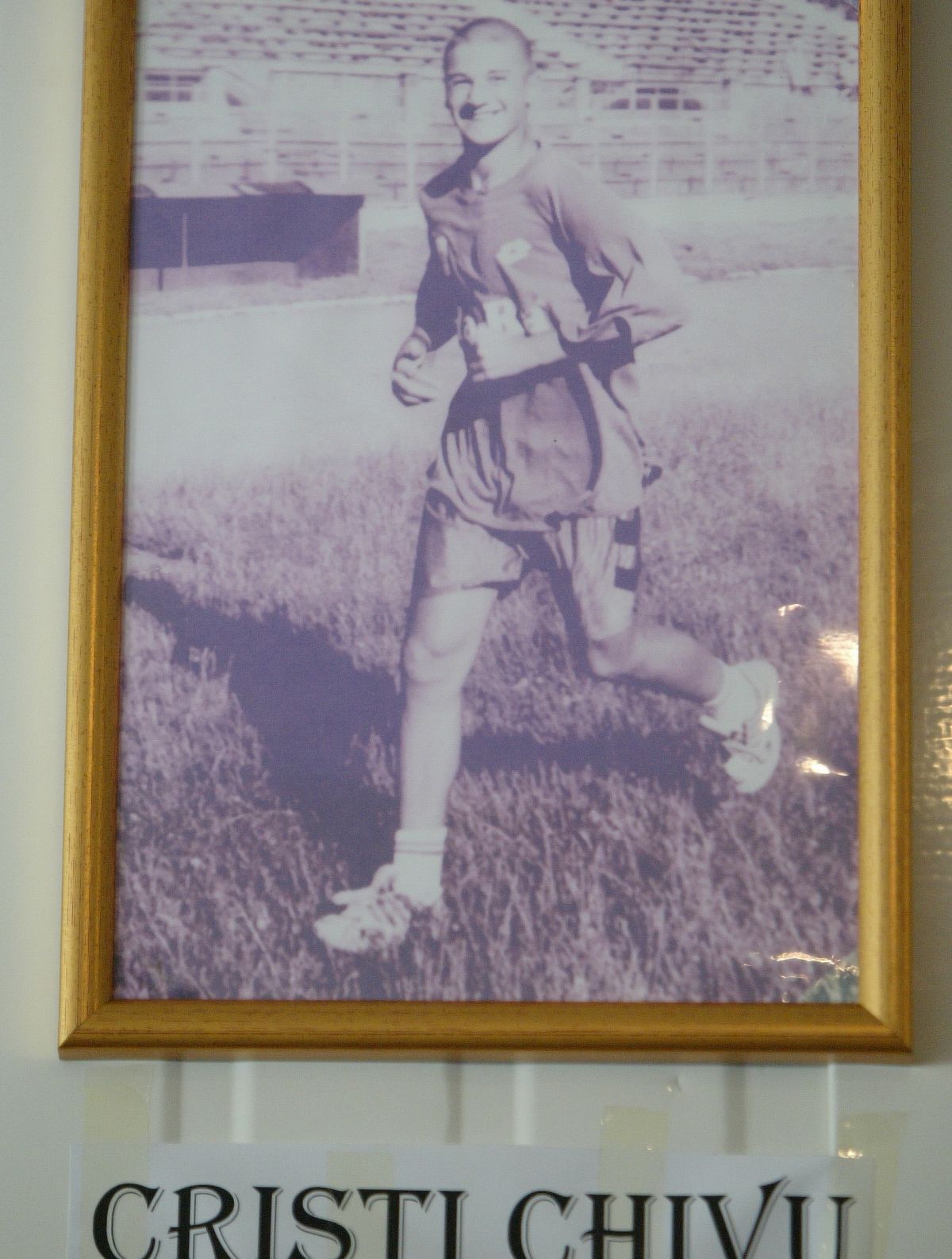 Cristi Chivu, inimă de reșițean » Imagini din 2010, de la dezvelirea bustului lui Mircea Chivu, regretatul său tată