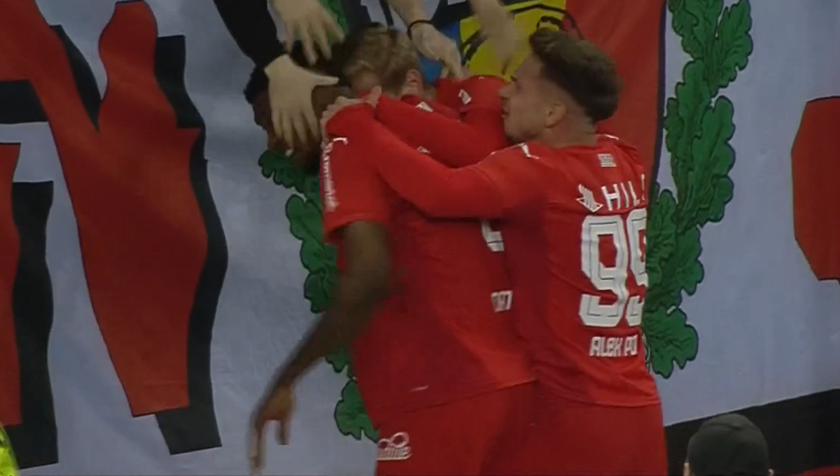 Kennedy Boateng a marcat în semifinala Cupei României și a sprintat tot terenul să se bucure cu fanii