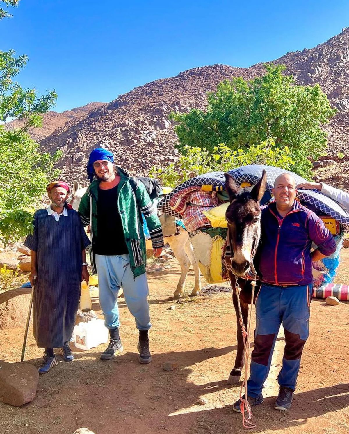 Marat Safin, fost număr 1 ATP, nomad în Munții Atlas