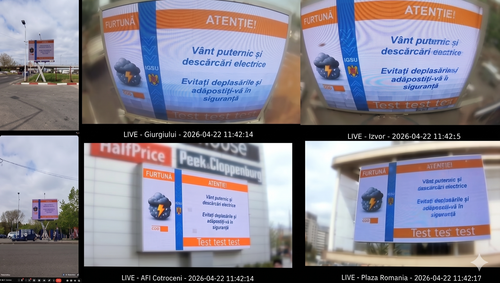 De la copii dispăruți la avertizări meteo, alertele ajung direct pe panourile  stradale