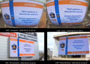 Mesajele RO-alert, direct pe panourile digitale stradale din București și alte 17 orașe
