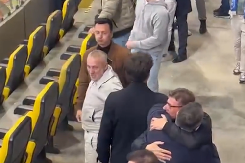 Mihai Rotaru, euforic în lojă, după calificarea în finală