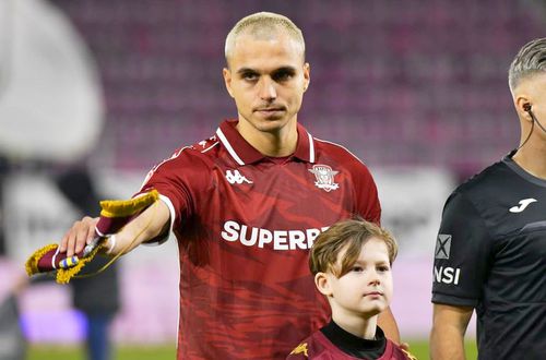 Cristi Manea, înainte de Rapid - Petrolul / Foto: Cristi Preda GSP