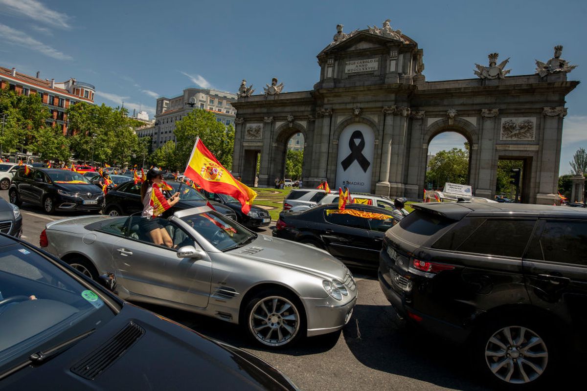Protest coronavirus Spania