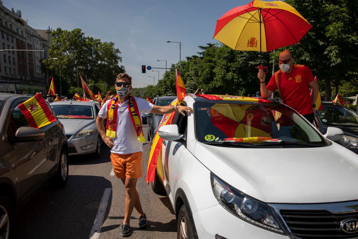 Protest coronavirus Spania