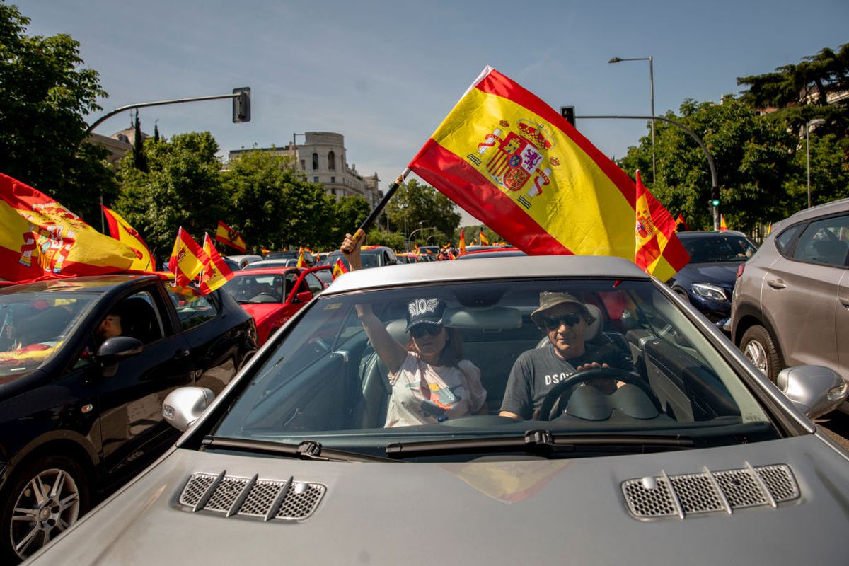 Protest coronavirus Spania