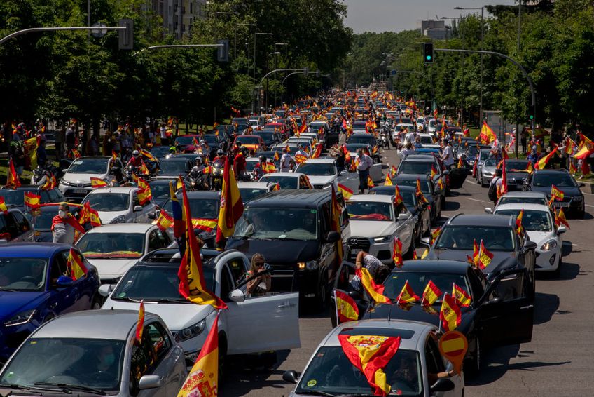 Protest de amploare în Spania