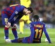 Ousmane Dembele (dreapta) a fost măcinat de accidentări în perioada petrecută la Barcelona // sursă foto: Guliver/gettyimages