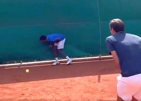 Federer l-a făcut KO pe Monfils » Svitolina a filmat momentul și l-a postat pe internet