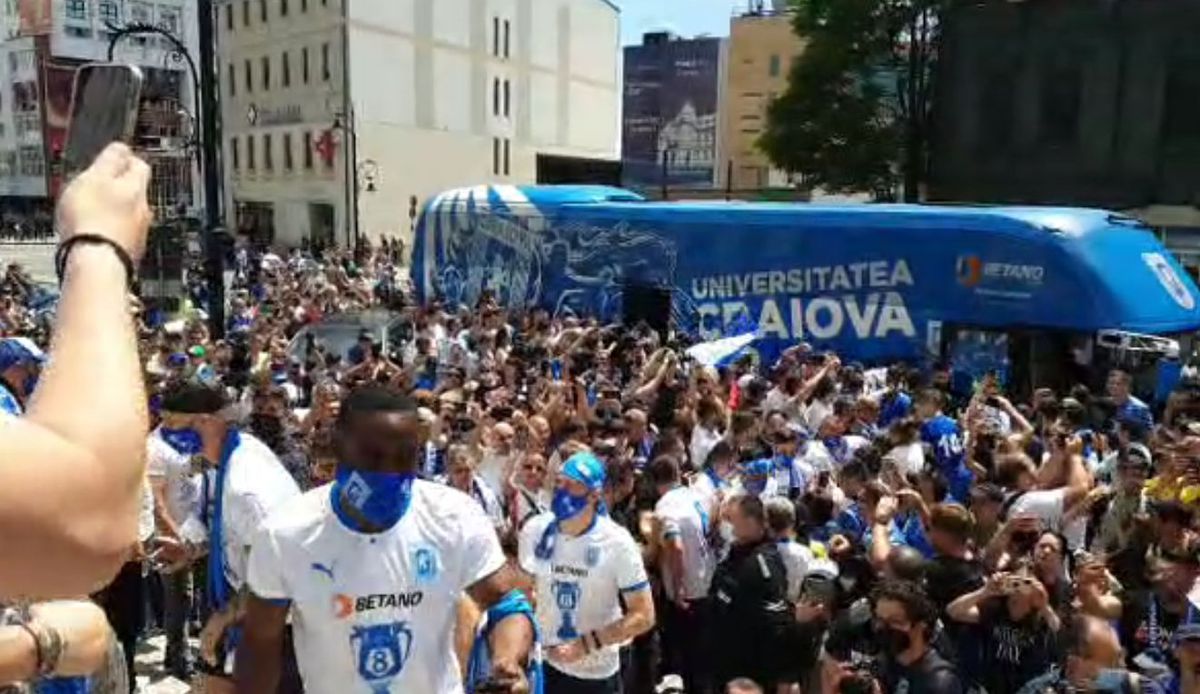 Fani CSU Craiova - sărbătoare Cupa - 23.05.2021