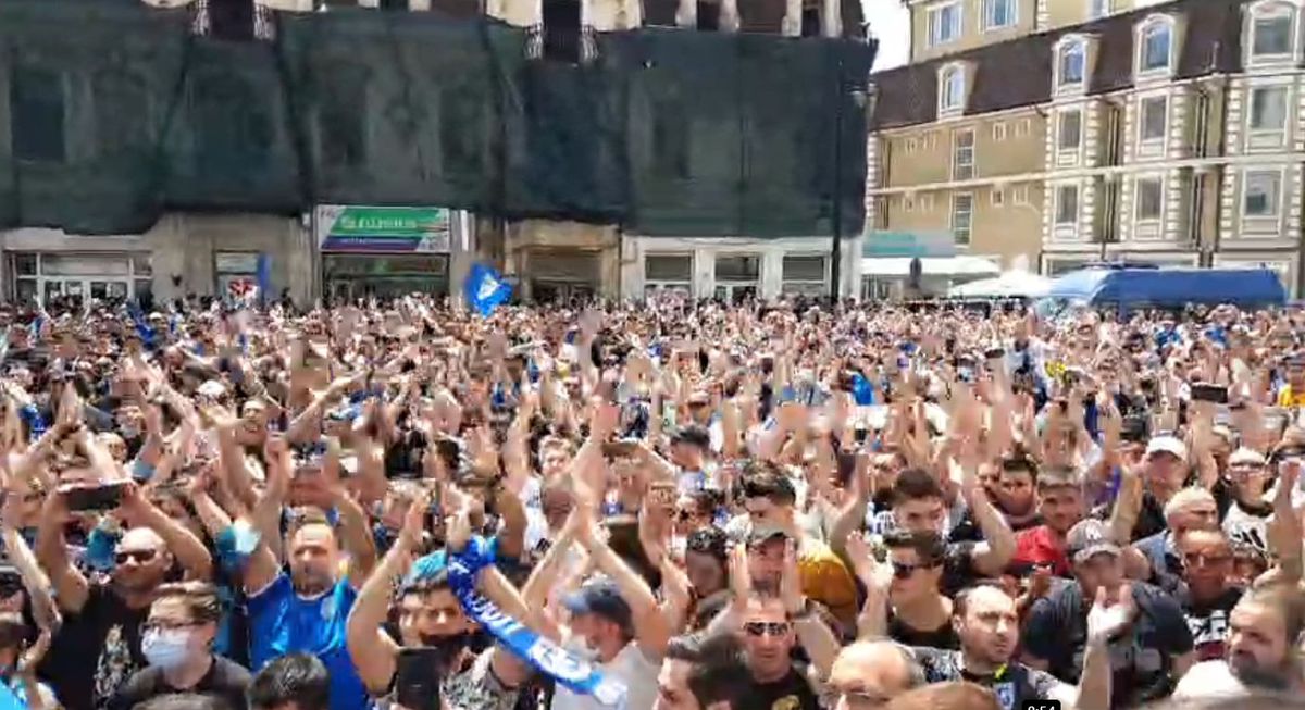 Fani CSU Craiova - sărbătoare Cupa - 23.05.2021