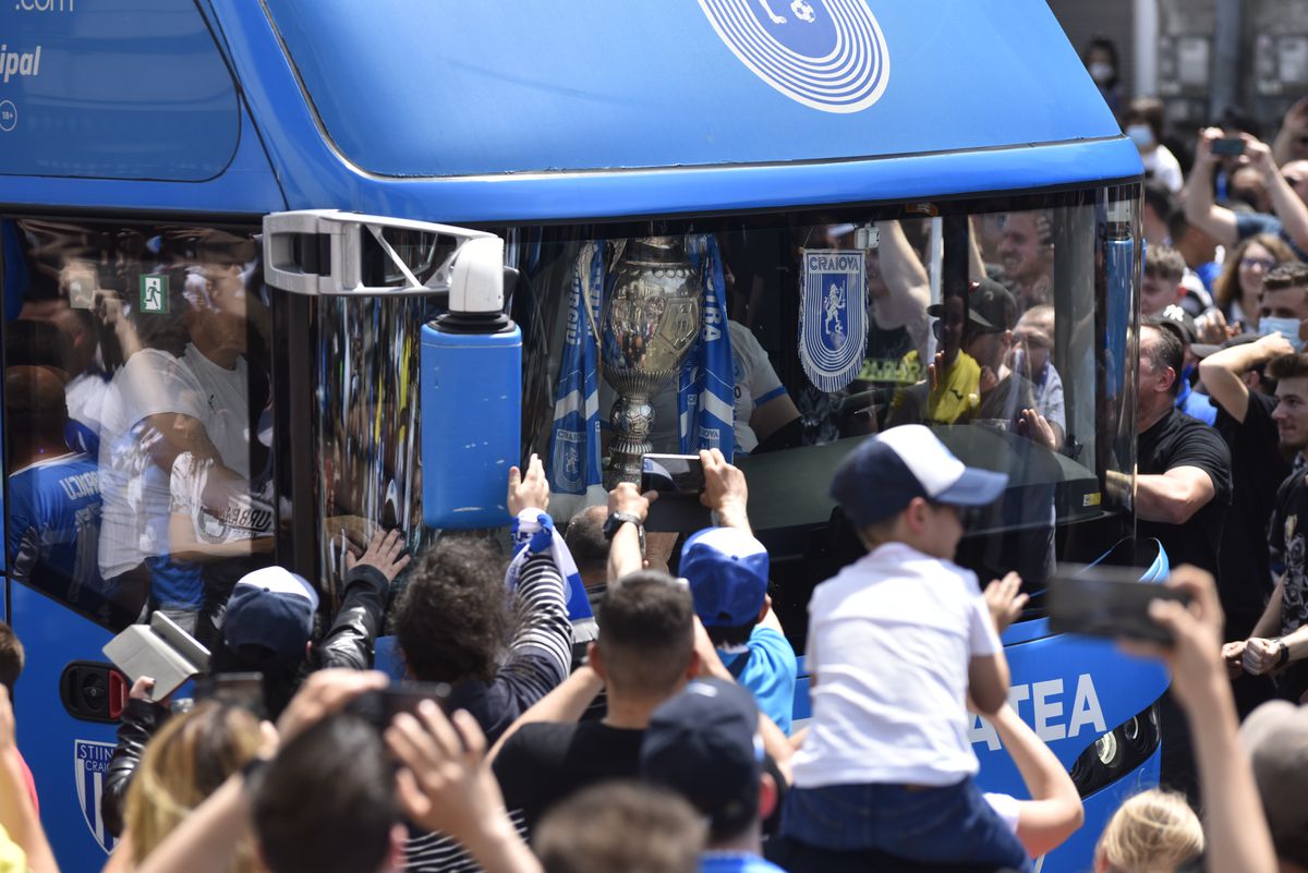 Fani CSU Craiova - sărbătoare Cupa - 23.05.2021