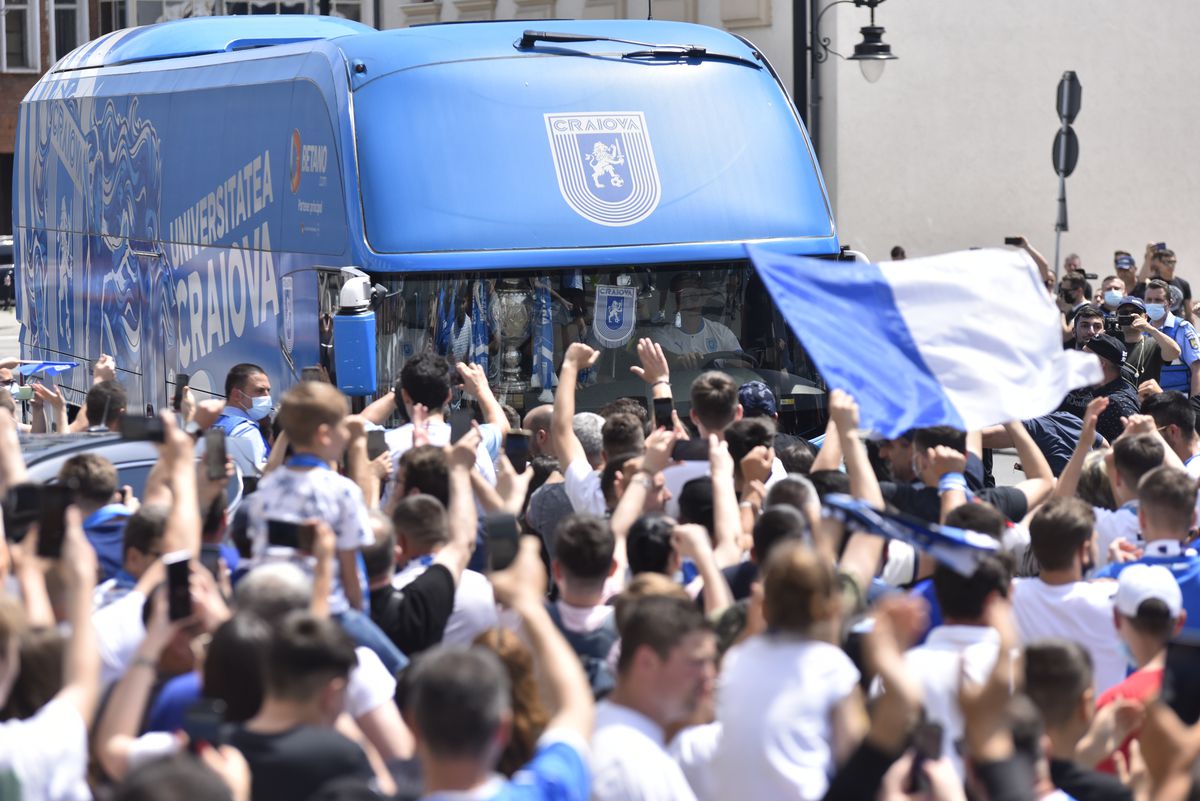 Fani CSU Craiova - sărbătoare Cupa - 23.05.2021