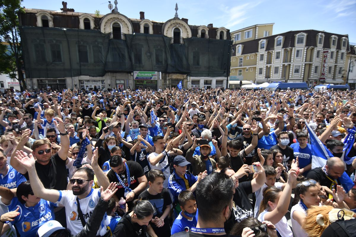 Fani CSU Craiova - sărbătoare Cupa - 23.05.2021