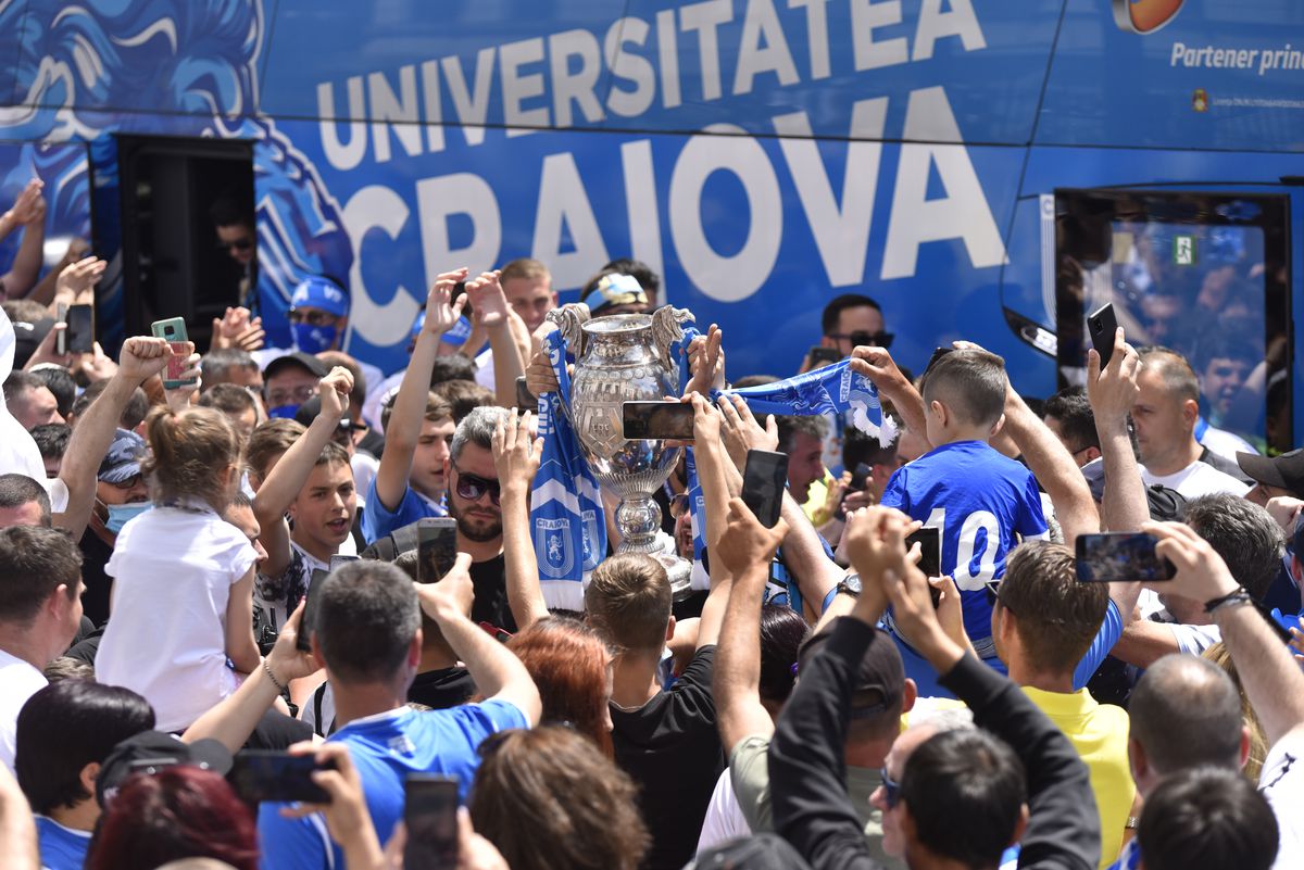 Fani CSU Craiova - sărbătoare Cupa - 23.05.2021