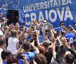 Fanii CSU Craiova s-au strâns în centru pentru a sărbători Cupa României!
