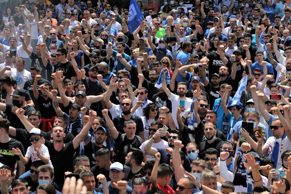 Fani CSU Craiova - sărbătoare Cupa - 23.05.2021