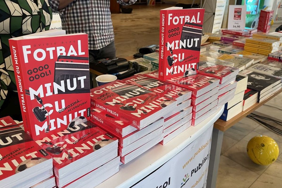 O oră în Olimp » Cartea „Fotbal minut cu minut” a fost lansată. De miercuri, 25 mai, la chioșcuri cu Gazeta Sporturilor!