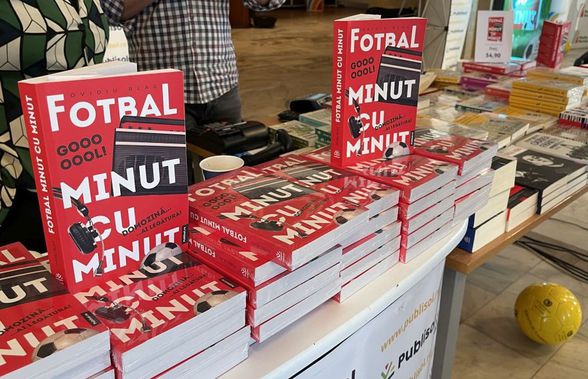 O oră în Olimp » Cartea „Fotbal minut cu minut” a fost lansată. De miercuri, 25 mai, la chioșcuri cu Gazeta Sporturilor!