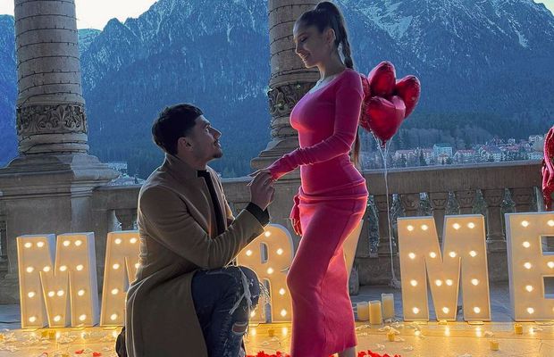 Florinel Coman s-a logodit » Decorul pregătit de jucătorul lui FCSB pentru Ioana Timofeciuc