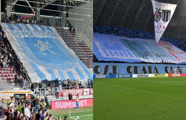 „Scenografie reciclată!” » Galeria Craiovei, ironizată pe forumurile ultrașilor, după meciul din Giulești: „Au impresia că nimeni nu-i observă”