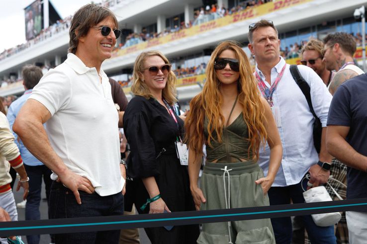 Shakira, alături de Tom Cruise la Marele Premiu din Miami/ foto Imago Images