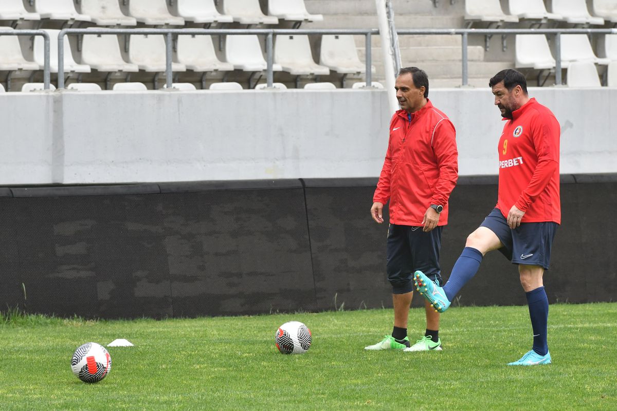 Trei apariții RARE în spațiul public, la antrenamentul de azi al „Generației de Aur” » Au făcut istorie pentru Steaua și Dinamo în anii '90