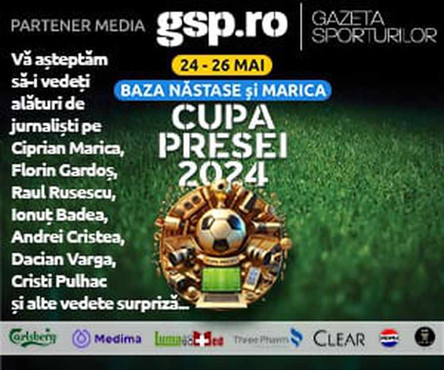 Începe Cupa Presei 2024 la fotbal! GSP, cu Rusescu vârf, atacă marele trofeu