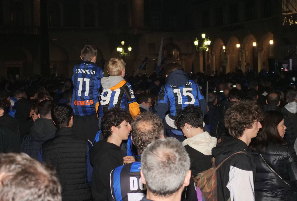 Sărbătoarea fanilor celor de la Atalanta, după triumful din Europa League / 23.05.2024