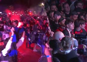 Bergamo versus Leverkusen » Imagini cu trăirile suporterilor din cele două orașe, în timpul finalei Europa League