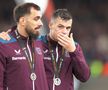 Granit Xhaka, în dreapta, cu medalia de vicecampion Europa League // foto: Guliver/gettyimages