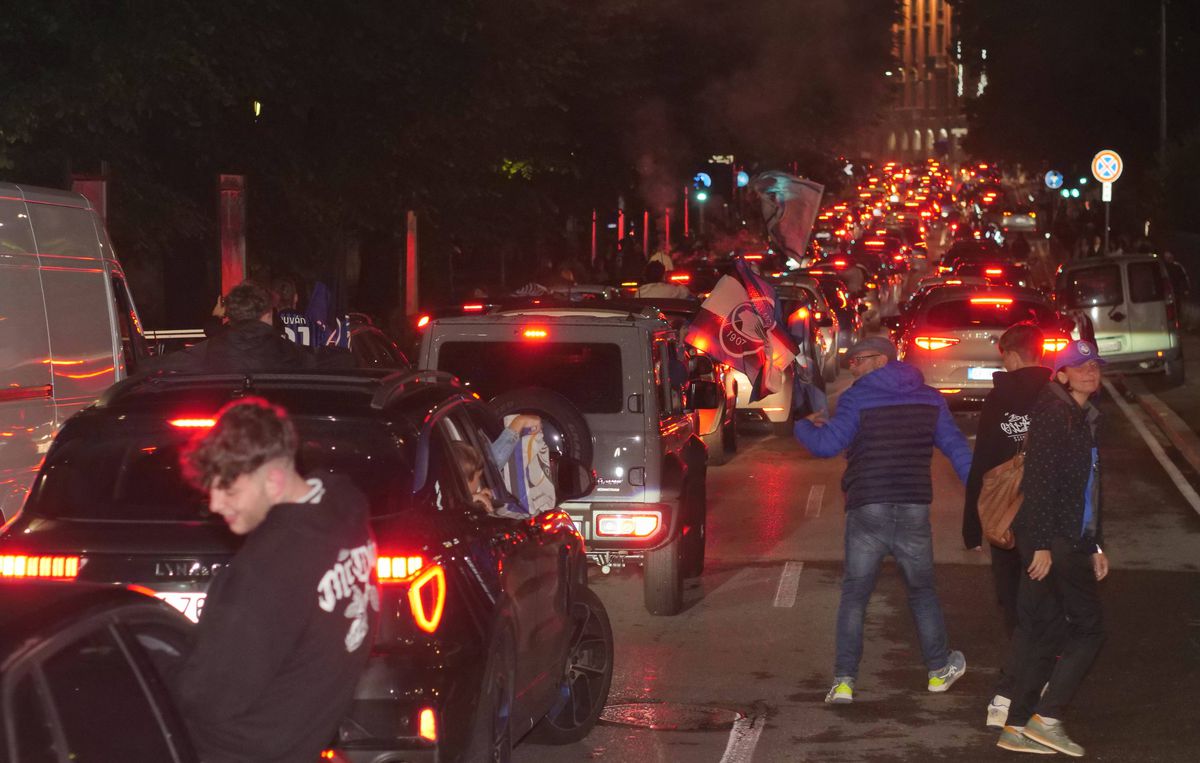 Sărbătoarea fanilor celor de la Atalanta, după triumful din Europa League / 23.05.2024