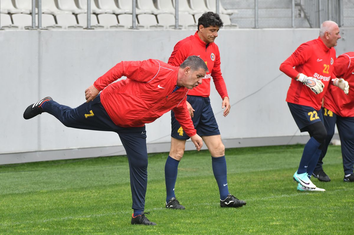Trei apariții RARE în spațiul public, la antrenamentul de azi al „Generației de Aur” » Au făcut istorie pentru Steaua și Dinamo în anii '90
