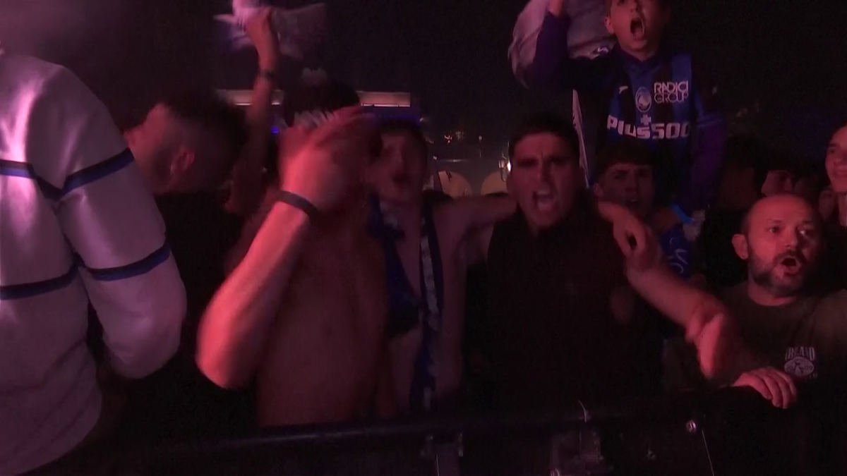 Bergamo versus Leverkusen » Imagini cu trăirile suporterilor din cele două orașe, în timpul finalei Europa League