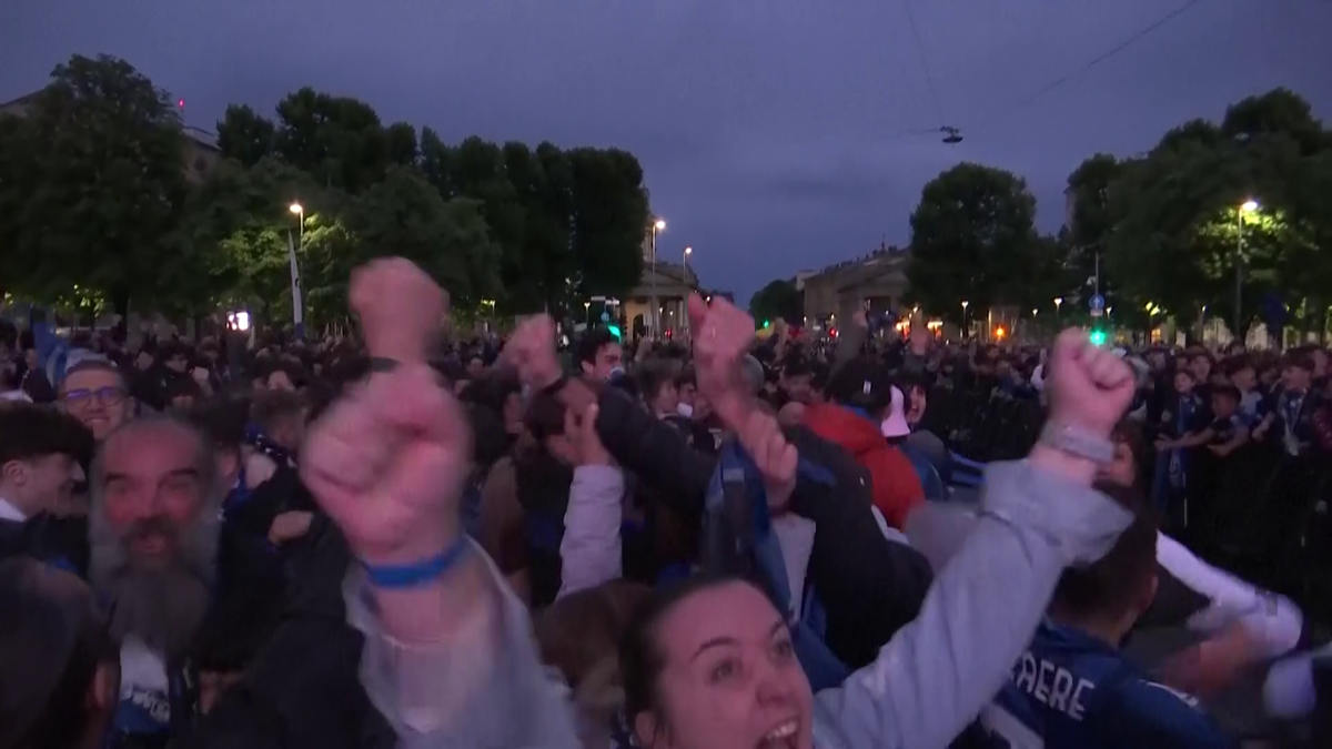 Bergamo versus Leverkusen » Imagini cu trăirile suporterilor din cele două orașe, în timpul finalei Europa League