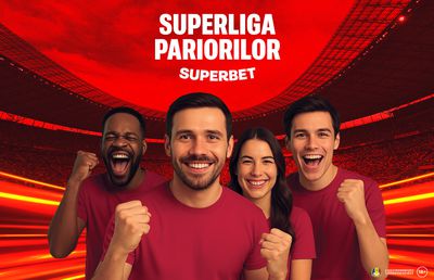 SuperLiga Pariorilor, cel mai mare concurs al pariorilor din România, live pe Youtube Superbet duminică, de la ora 16:00!