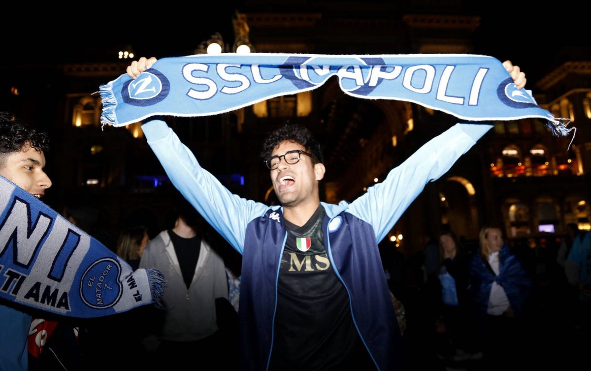 Napoli sărbătorește titlul în Serie A / foto: Imago