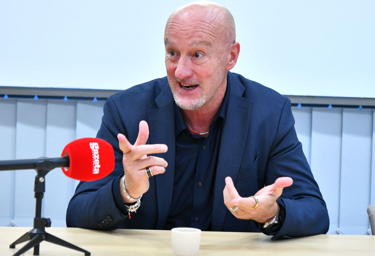 Marco Rossi, selecționerul Ungariei, la povești cu reporterii GSP » Imagini cu strategul italian al maghiarilor