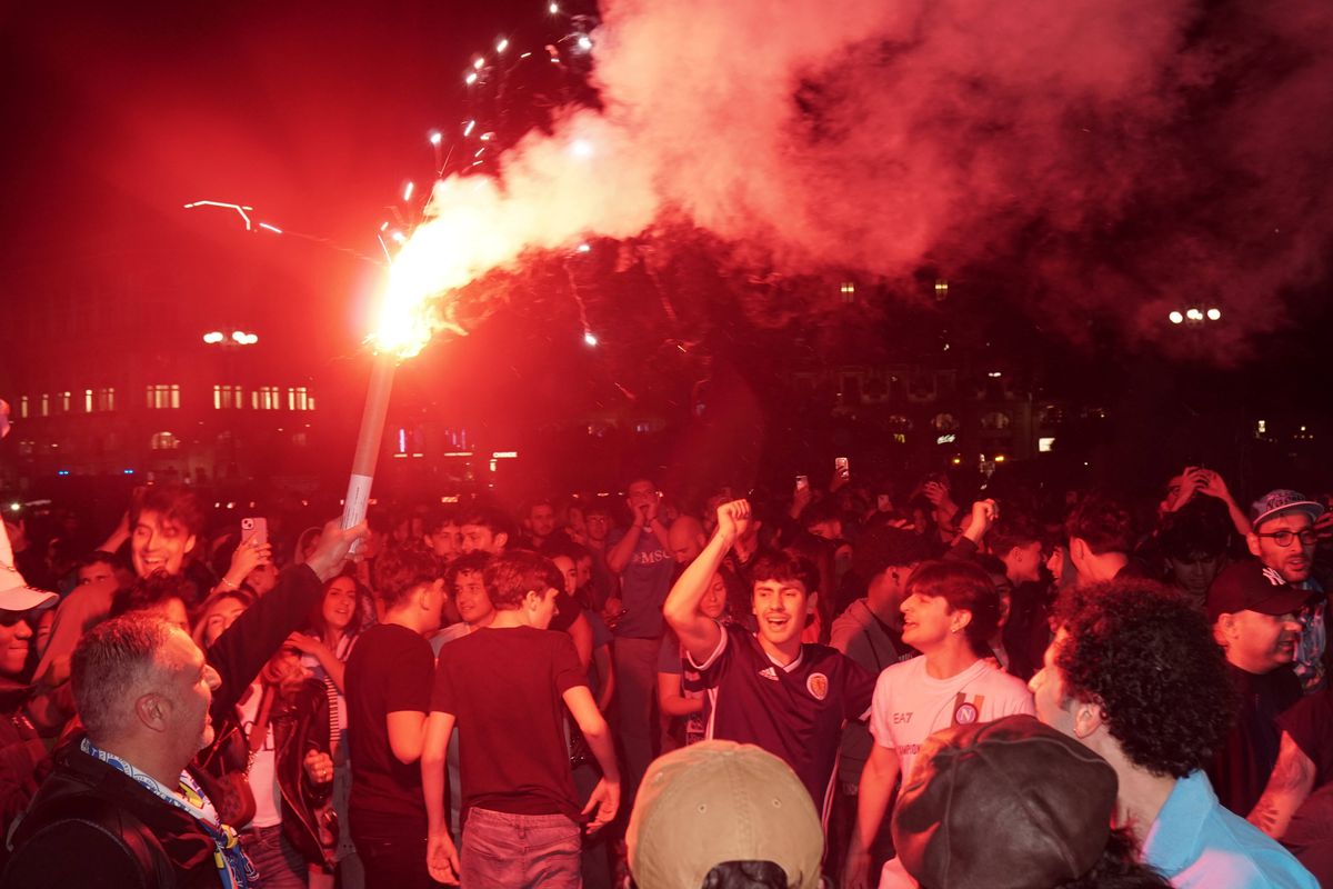 Napoli sărbătorește titlul în Serie A / foto: Imago