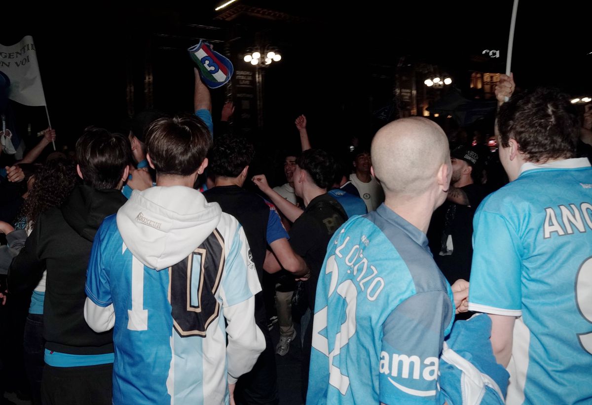 Napoli sărbătorește titlul în Serie A / foto: Imago