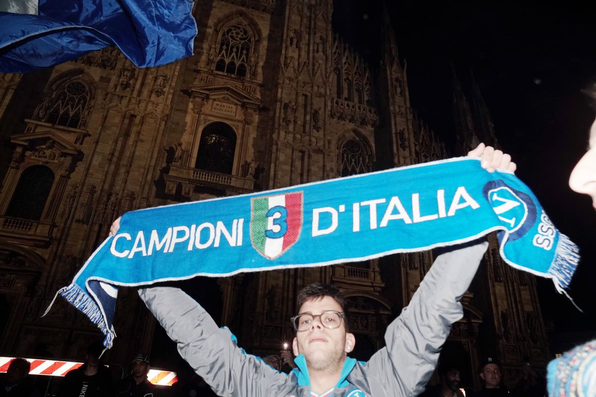 Napoli sărbătorește titlul în Serie A / foto: Imago