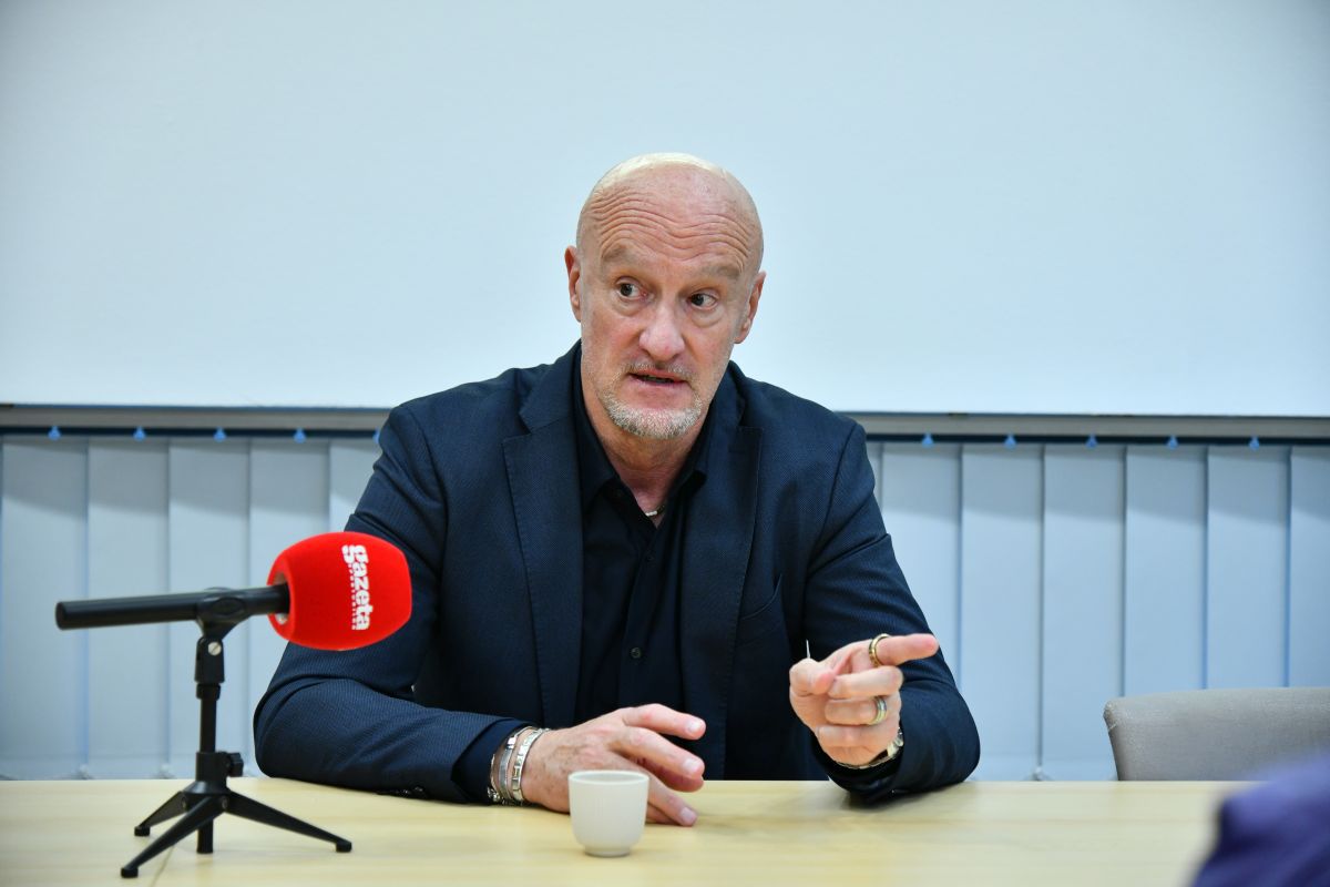 Marco Rossi, selecționerul Ungariei, la povești cu reporterii GSP » Imagini cu strategul italian al maghiarilor
